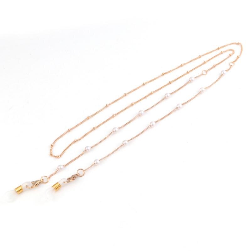 1PC Womens Eyeglass Chains Eyeglass Strap Reading Glasses Hanging Chain Sunglasses Spectacles Holder Neck Strap Rope Gold Black: 04