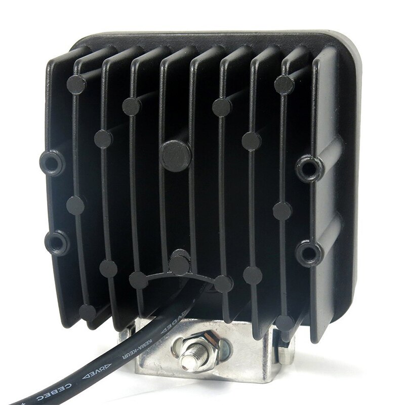 Foco LED impermeable para coche, luz cuadrada de trabajo para SUV, Tractor, camión, 48W, 6500k, 12V, 24V