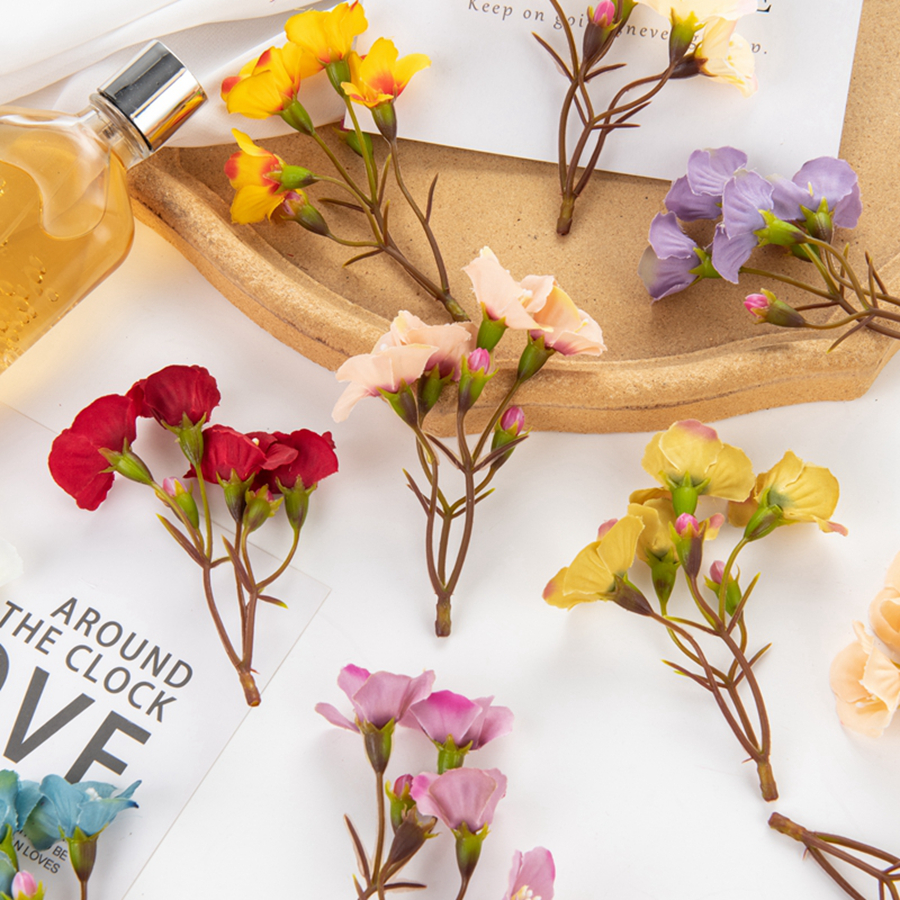 Künstliche Blumen Diy Festival Dekoration Kränze Heimat Zimmer Hochzeitsstrauß Diy Scrapbooking Brautaccessoires Ausverkauf Requisiten