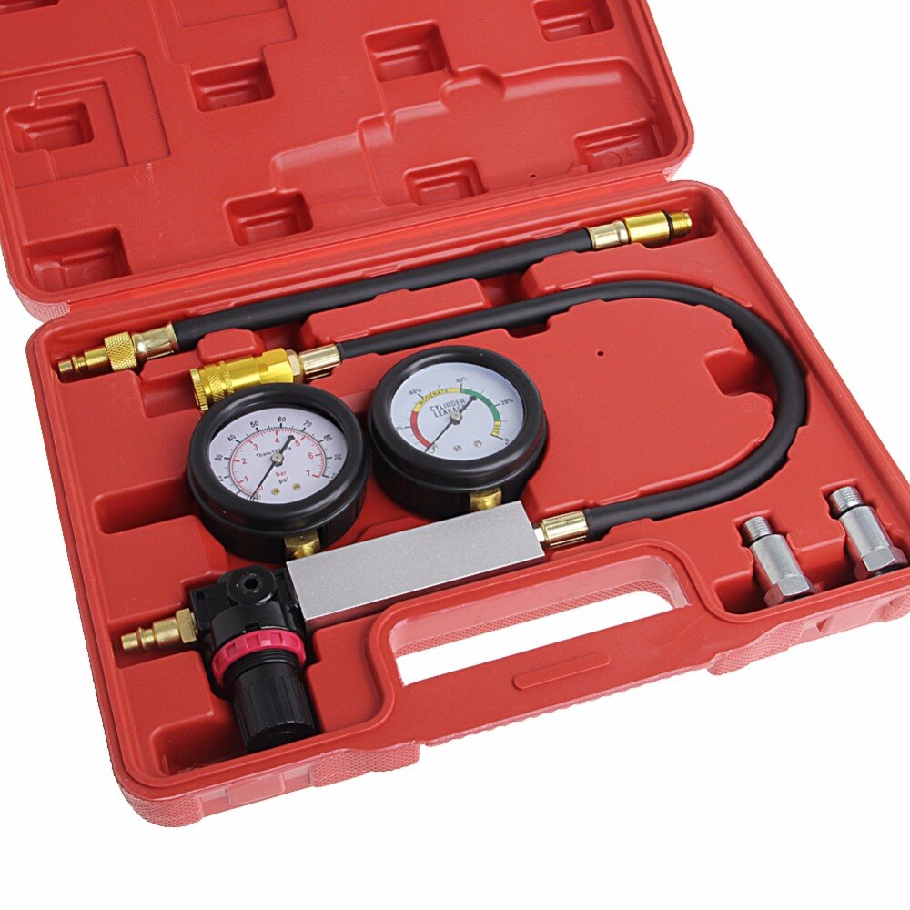 Auto cylinder motor läckage tester kompressionsmätare diagnostisk detektor för bil cylinder detektor