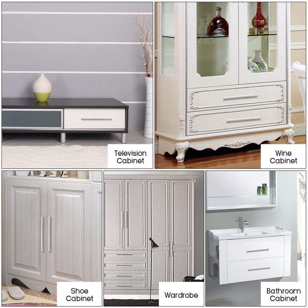 12mm Stainless Steel Kitchen Door T Bar Handle Pull Knob Cabinet Drawer Open Sliding Door Handles for Interior Doors Window