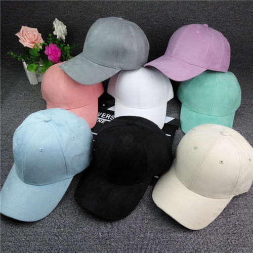 Women Men Unisex Chamois Baseball Cap Plain Blank Adjustable Hat Solid Distressed One Size Stylish Baseball Caps