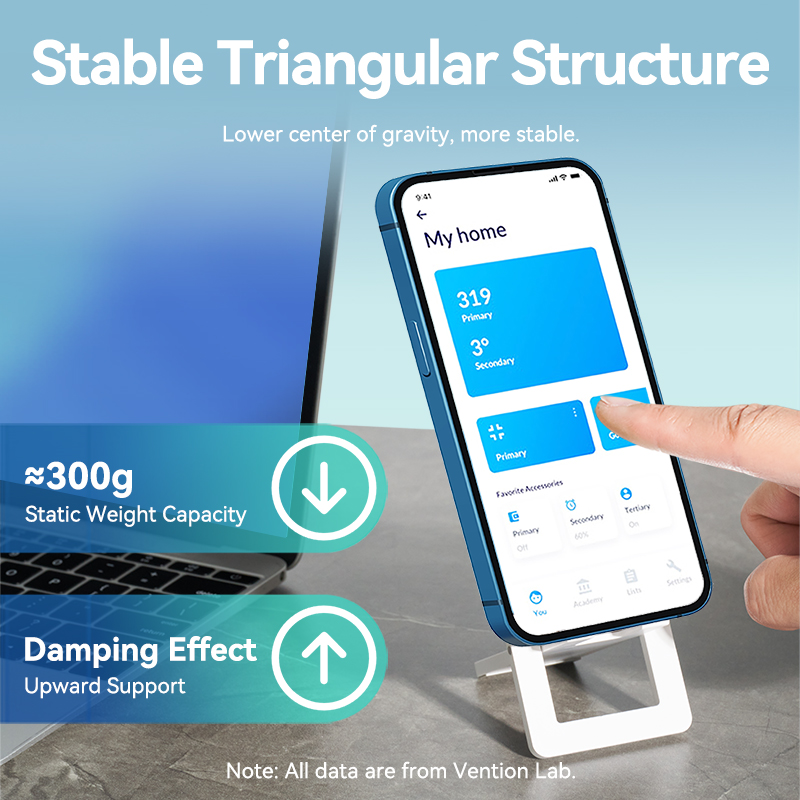 Vention Portable Desktop Holder Foldable Mini Moblie Phone Stand For iPhone 13 Pro Max iPad Xiaomi Desk Bracket Portable Stand