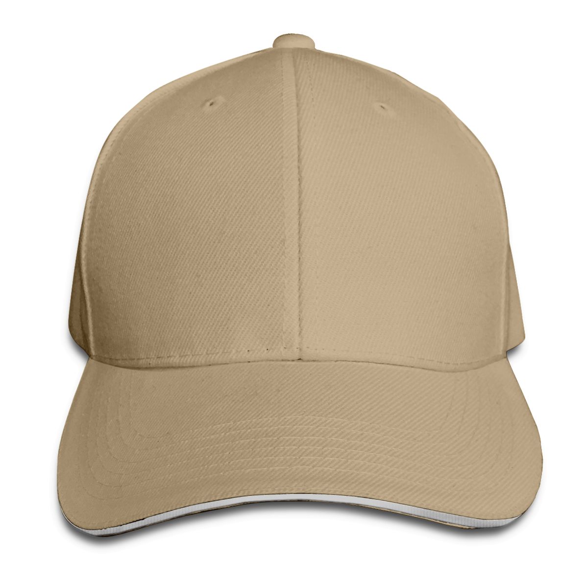 Gorra de camionero ajustable para hombre y mujer, gorra negra, blanca y roja, a la: Caqui