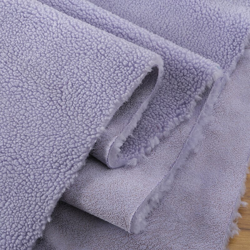 Particle Velvet Composite Suede Fabric Imitation Cashmere Fur One Coat Clothing Fabric Thickened Sheep Shearing