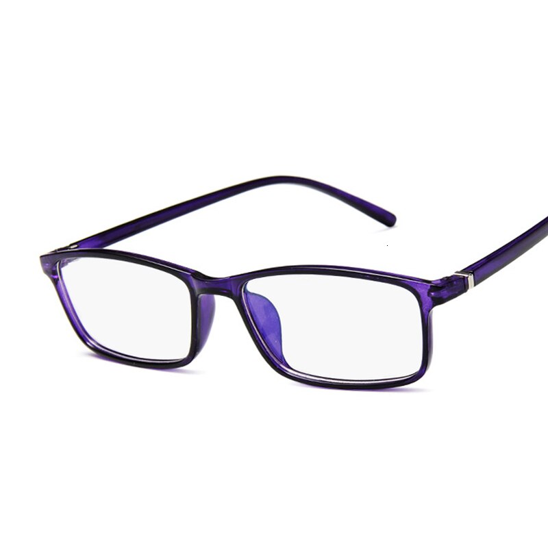 Mænd brillestel gennemsigtigt brillestel kvinder vintage firkantet klart glas briller optisk brillestel