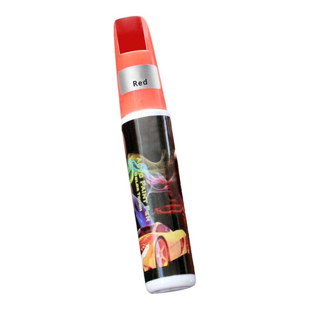 Reparación de Pintura de automóviles, bolígrafo reparador para arañazos, lápiz táctil de pintura roja, negra, blanca, plateada y gris: Red
