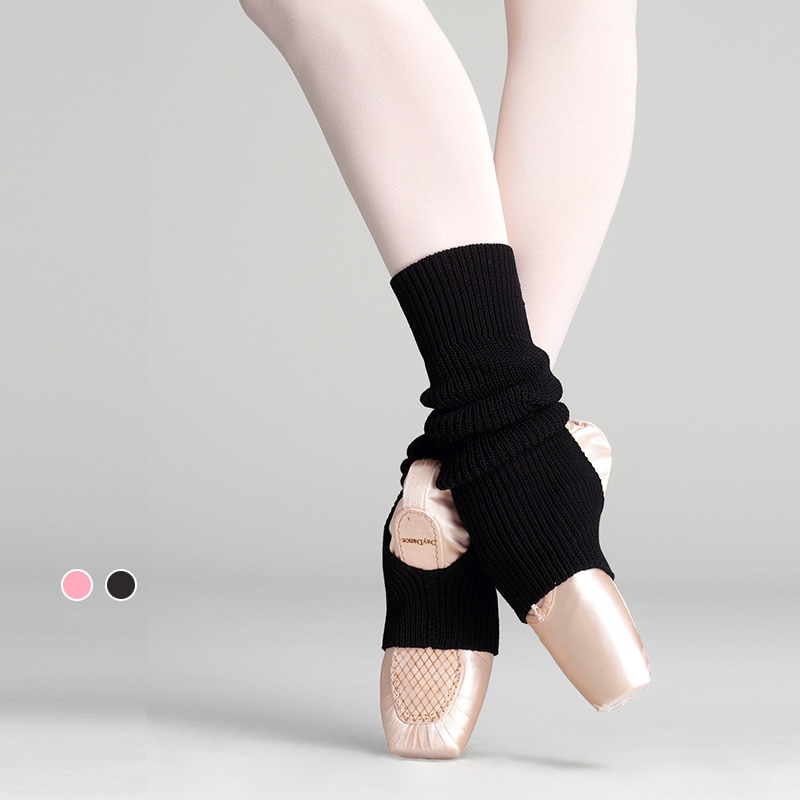 Ballet Dance Socks - Short Warm Knit Leggings - Women, Girls