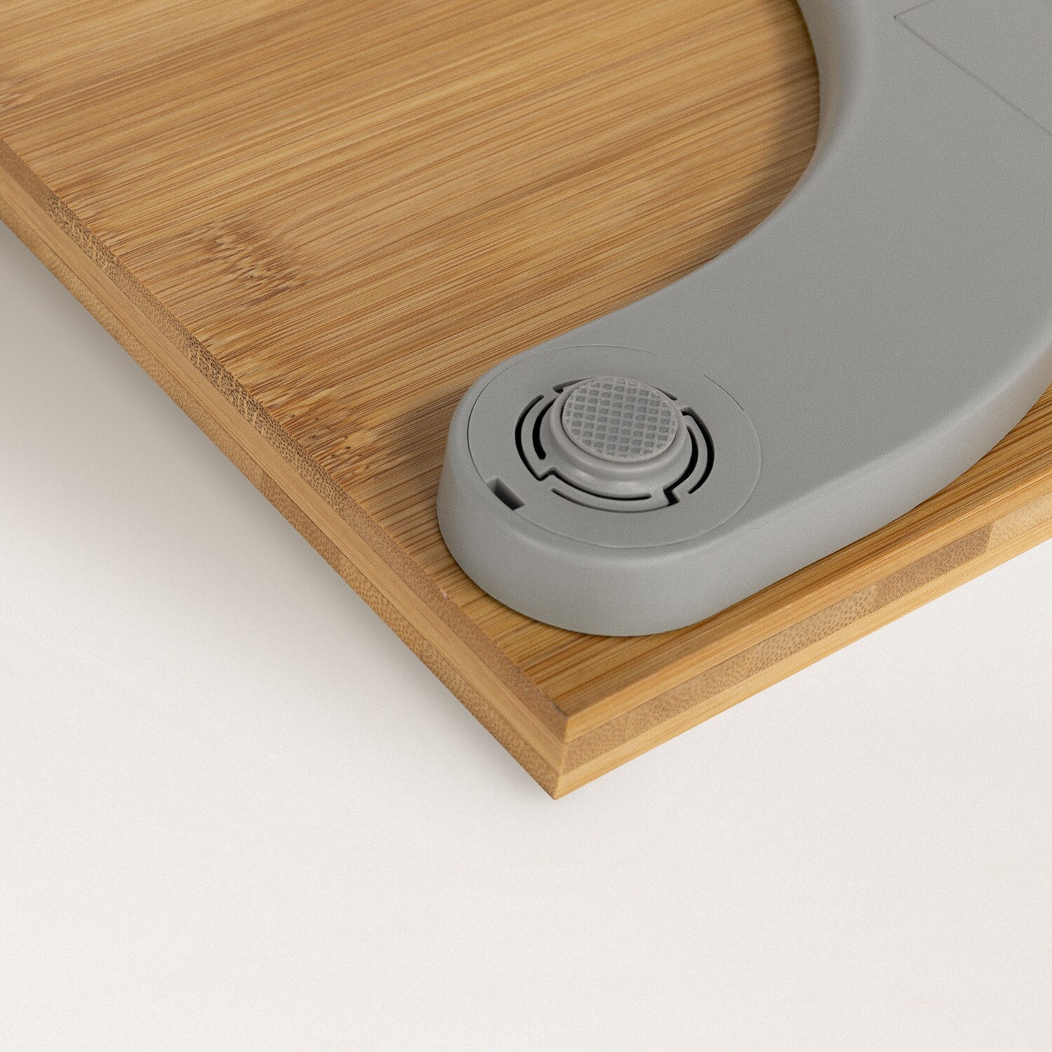 CREATE-BALANCE BODY BAMBOO, Báscula de Baño de Bambú, Hasta 180kg, Cinta Métrica, Pilas Incluidas, Autoapagado