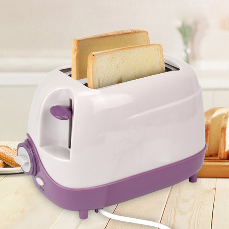 2 Slices Toaster Automatic Fast Heating Bread Toaster Household Breakfast Maker EU Plug
