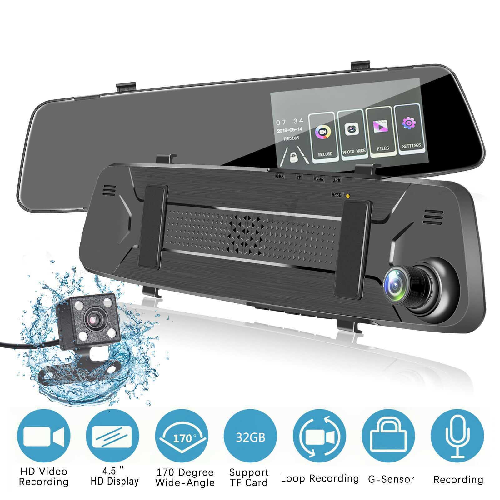 Auto Dvr Dash Cam Hd 1080P Ips Touchscreen 4.5 Inch Auto Dashboard Dvr Camera Video Recorder Dashcam G-Sensor Auto Dvr