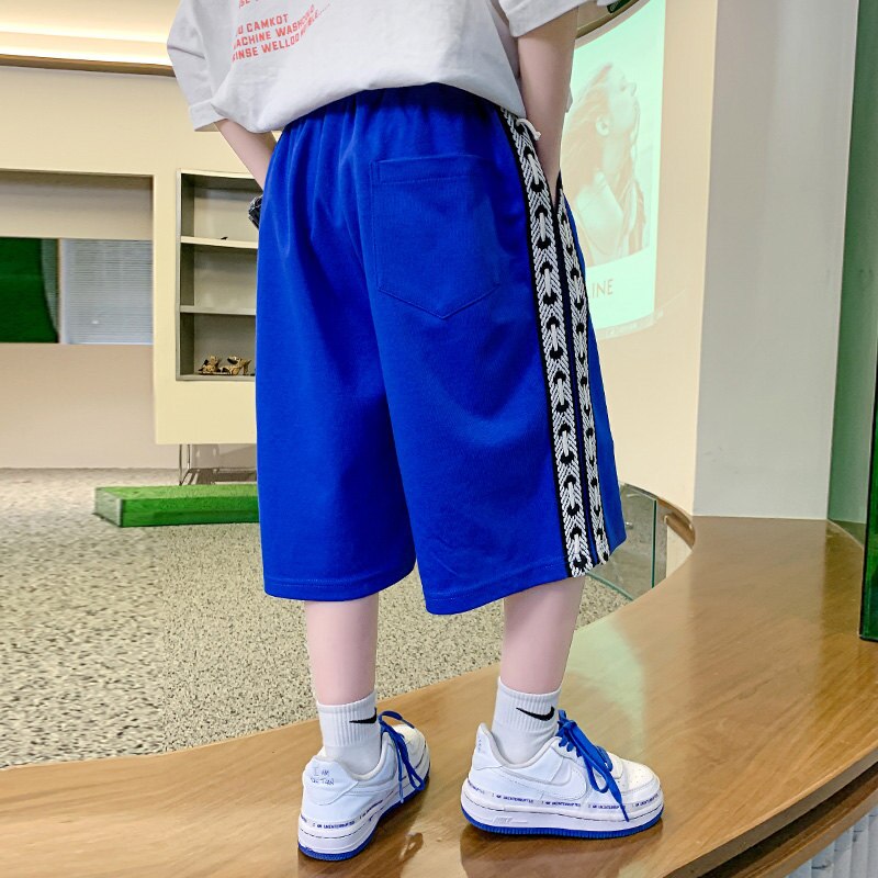 Teenage Boys Shorts Retro Print Kids Loose Shorts 5 6 7 8 9 10 11 12 13 14 Years Old Boy Summer Short Pants Clothes