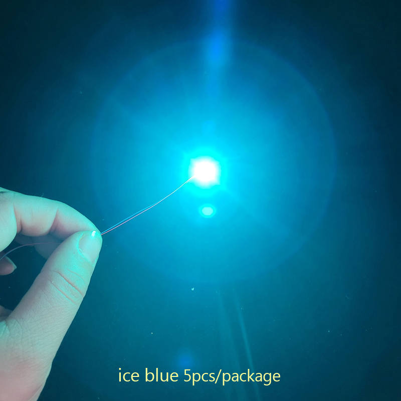 verdrahtet LED Smd 1206 3v LED Lampe Modelle Zug Vor-gelötet Mikro Litz für Zug Eisenbahn Landscapehobby Modell Bausatz Eisenbahn Beleuchtung: 1206Eis Blau