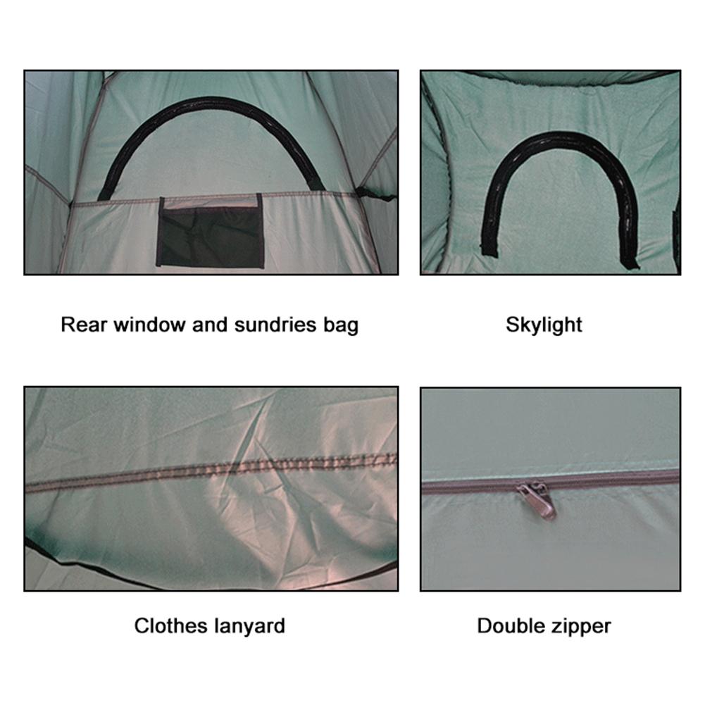 Pop Up Shower Tent Outdoor Camping Toilet Tent Chang Room Shower Tent With Carrying Bag Moving Bathroom Privacy Toilet Shelter