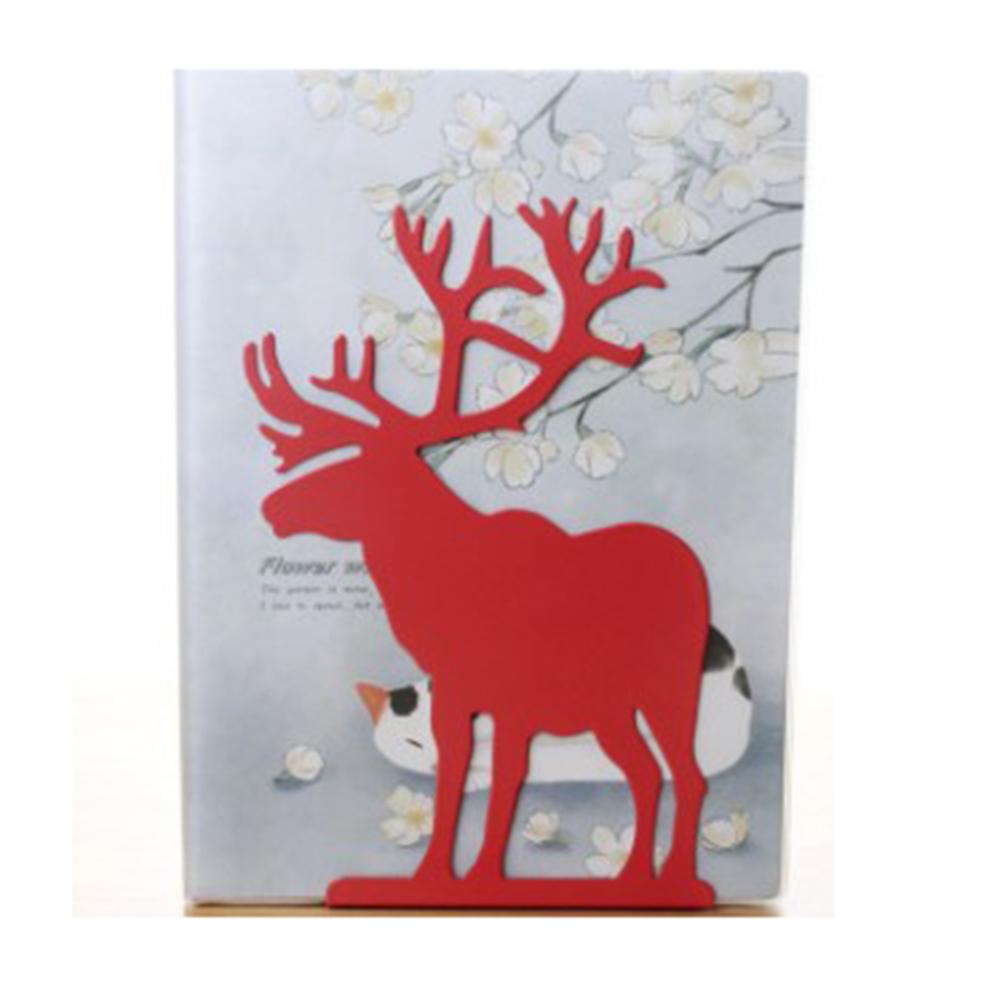 (Christmas series) red / black / white cute reindeer book set 12x13.5x22cm-1 pair