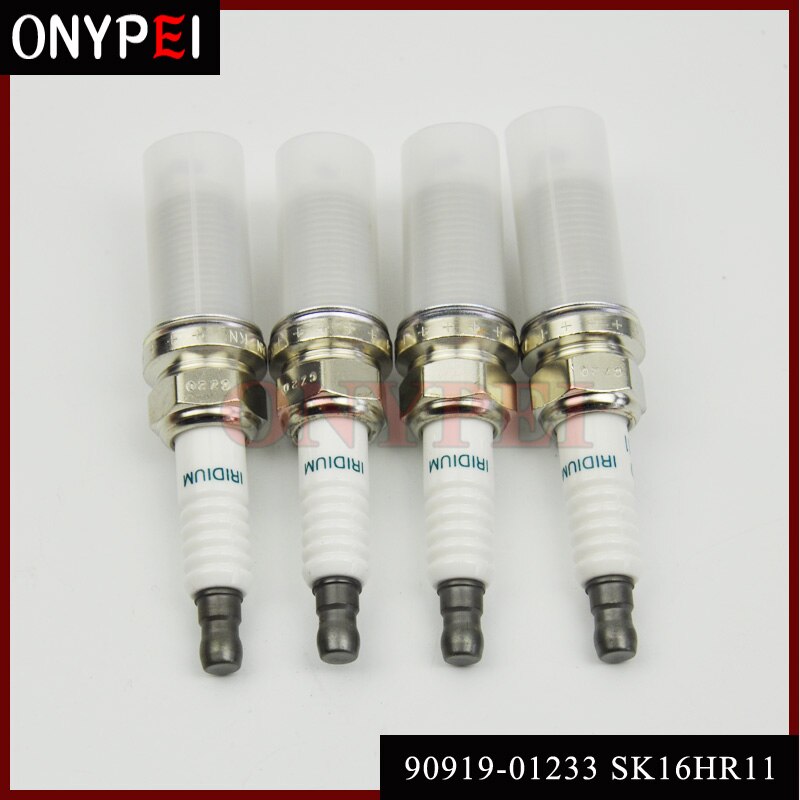 4 stuks/partij iridium bougie 90919-01233 sk16 uur 11 voor toyota lexus 9091901233 90919 01233