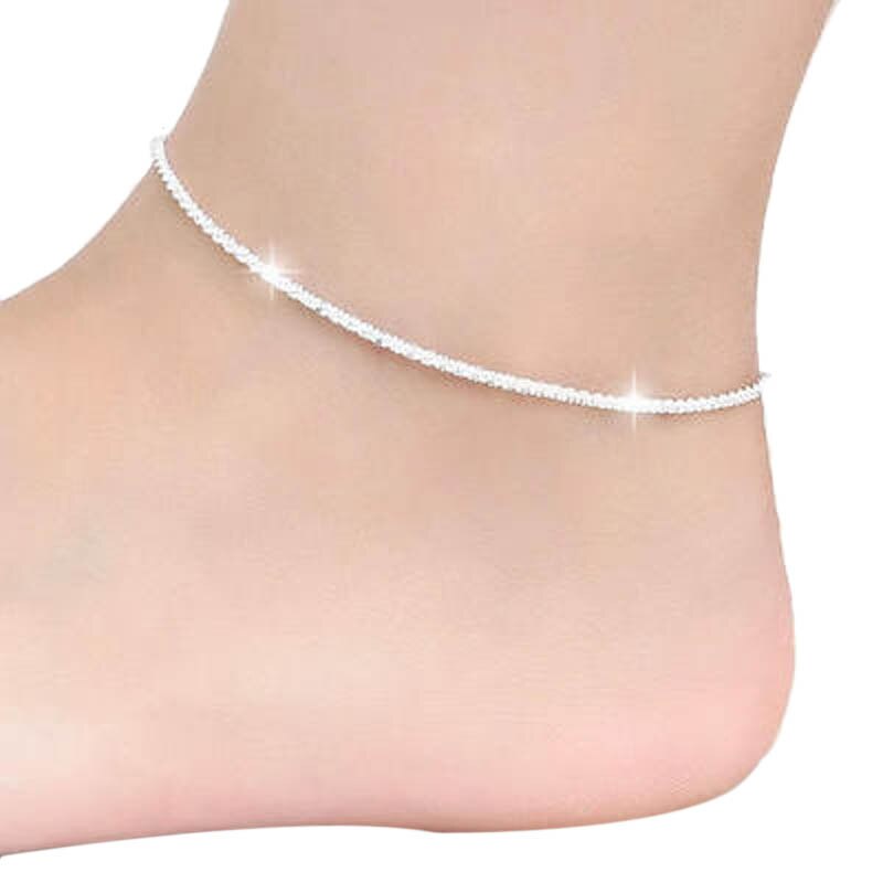 Women's Racelet Barefoot Leg Bracelet Jewelry Stainless Steel Custom Number Anklet Best Friend