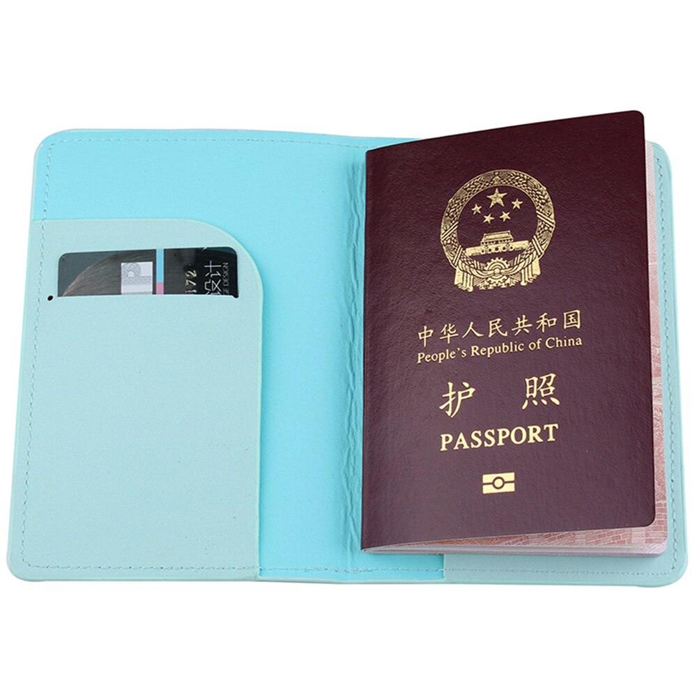 Zoukane carte du monde passeport housse fleurs etui passeport housse porte-carte accessoires de voyage passeport portefeuille pour voyage CH16