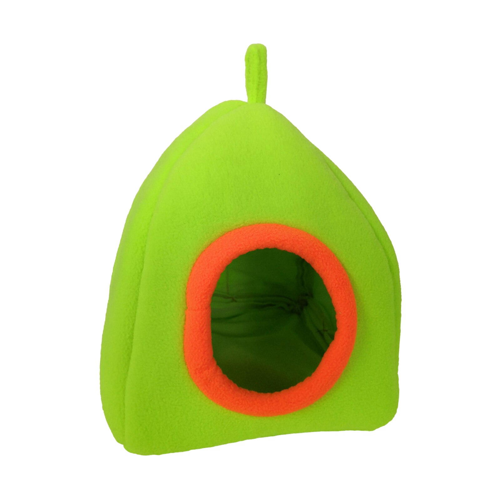 Hamster Huis Semi-Gesloten Mooie Kooi Cave Bed Nederlandse Rat Super Warm Kleine Dier Bed: Green