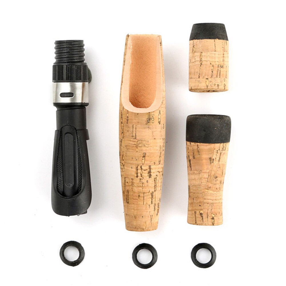 Reel Seat Composite Building Cork Fishing Rod DIY Spinning Grip Outdoor Long Repair Handle Set Segmented Universal Accessories