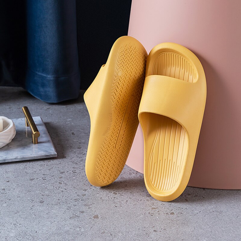 Eva lovers slider tofflor fritidsskor halkfria rutschkanor badrum sommar sandaler mjuk sula flip flops män kvinnor inomhus pu