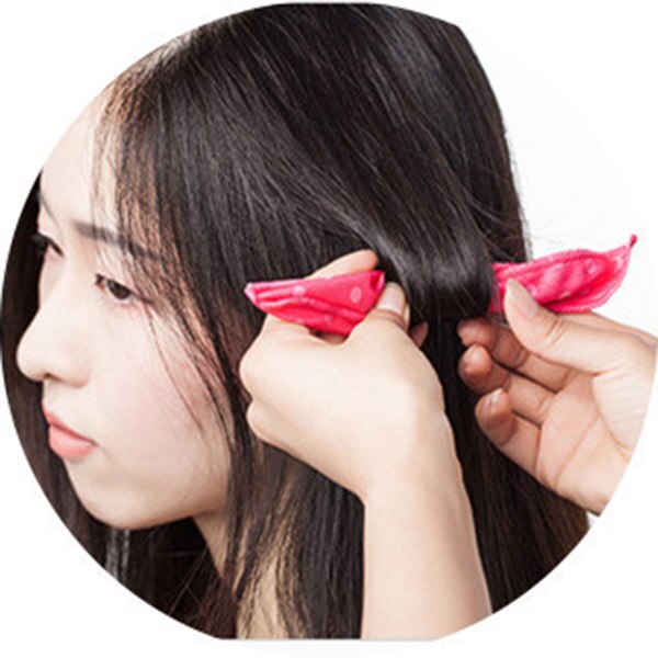Roladores de cabelo macios para dormir, conjunto de rolinhas de cabelo melhor flexível de espuma e esponja para cuidados com os cabelos diy
