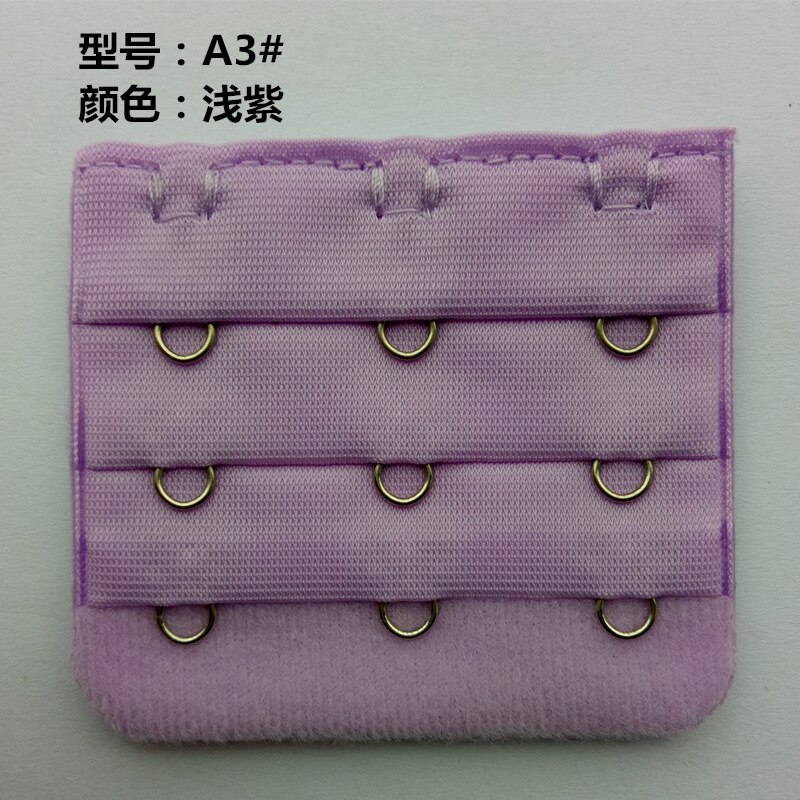 Extensores de sujetador de acero inoxidable para mujer, 3 filas * 3 hebillas, ganchos, hebilla de extensión de ropa interior, accesorios íntimos, 2 unids/lote: Style 9