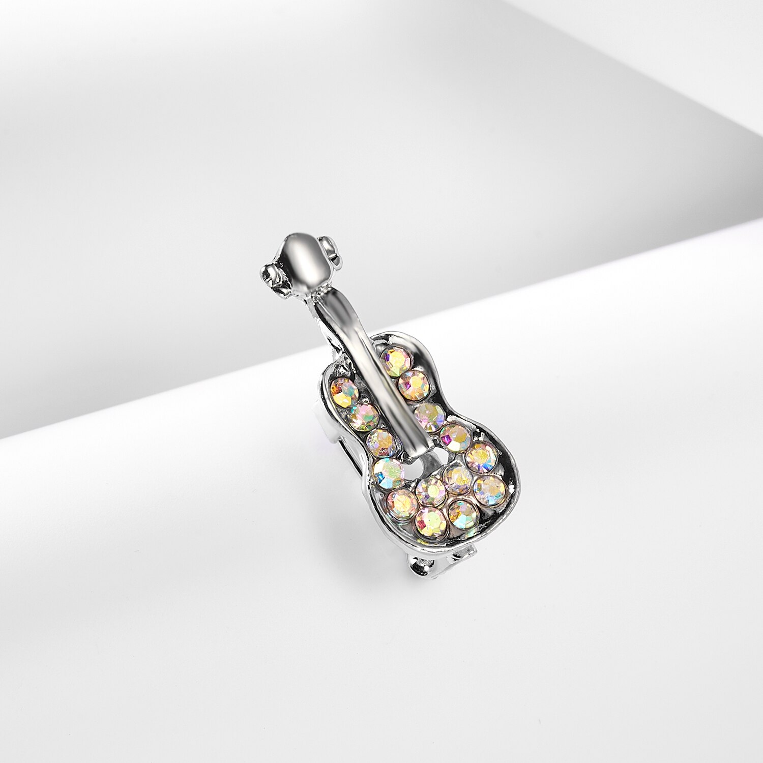 Rinhoo Leuke Kristal Kleine Broche Gitaar Strik Zeester Bee Vlinder Kat Olifant Hart Dier Insect Reversspeldjes Badge Sieraden