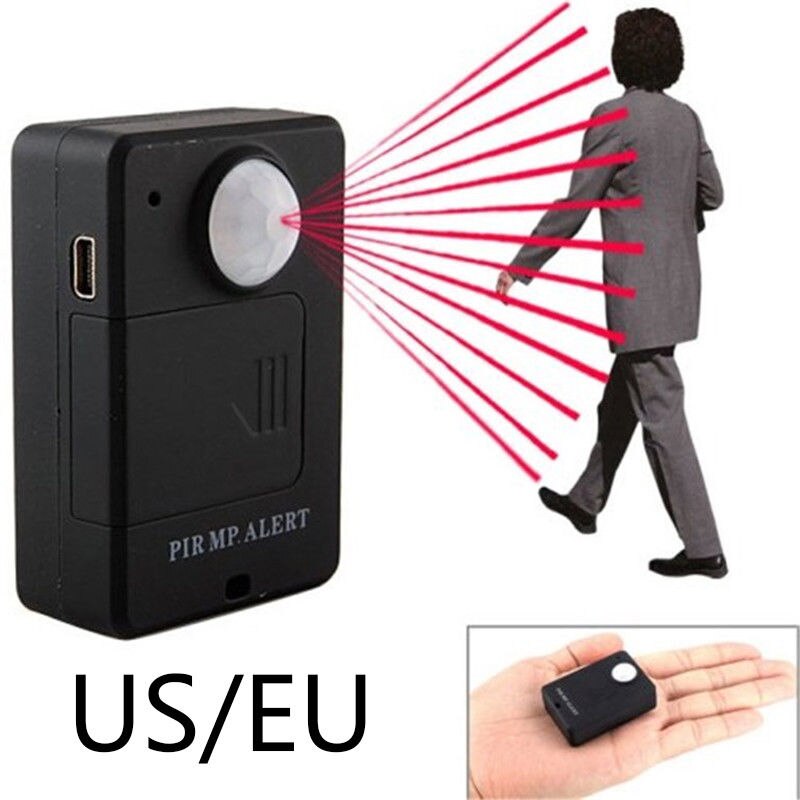 1 xmini trådløs bevægelse gsm alarmdetekteringsmonitor infrarød sensor pir mp alarm  a9