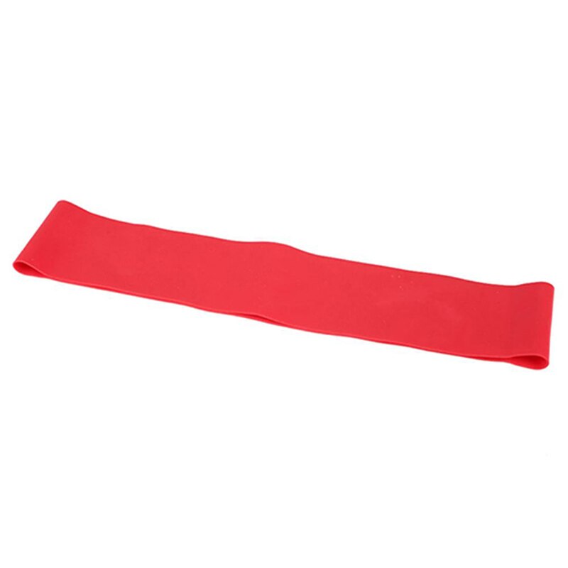 Sports Yoga Resistance Rubber Bands Fitness Elastic Bands Gym Strength Training Pilates Latex Elastic Bands: Red