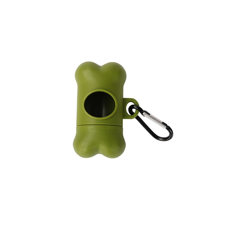 Pet Garbage Bags Corn Starch Biodegradable Dog Poo Bags Can Be Composted To Pick Up Poop Bags: Dispenser Bone-1roll