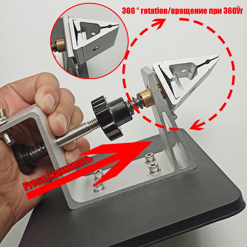 Fixed Knife sharpener Sharpening System 360 rotary Sharpening System knife Apex edge sharpener Aluminum alloy Flip