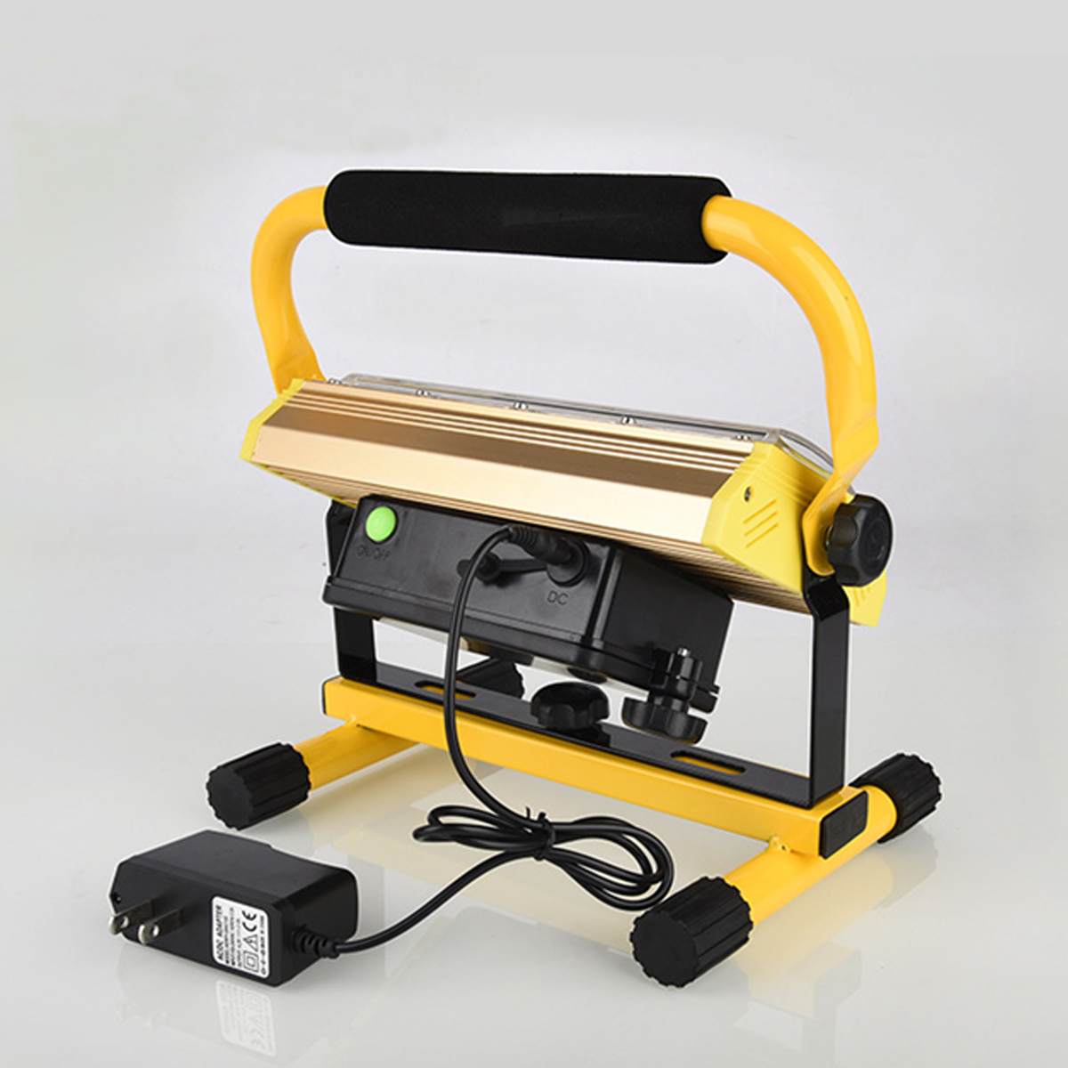 LED Floodlight 100W Outdoor Lighting Reflector Led Flood Light Spotlight Projector Rechargeable Streetlight for 18650 Batteries