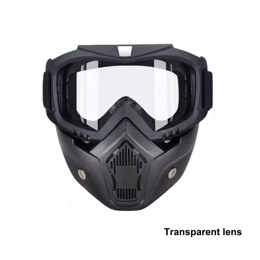 Goggles Full Face Hd Transparent Fog-proof Sand-proof Electric Welding Protective Glasses Versatile Breath-proof Windproof Mask
