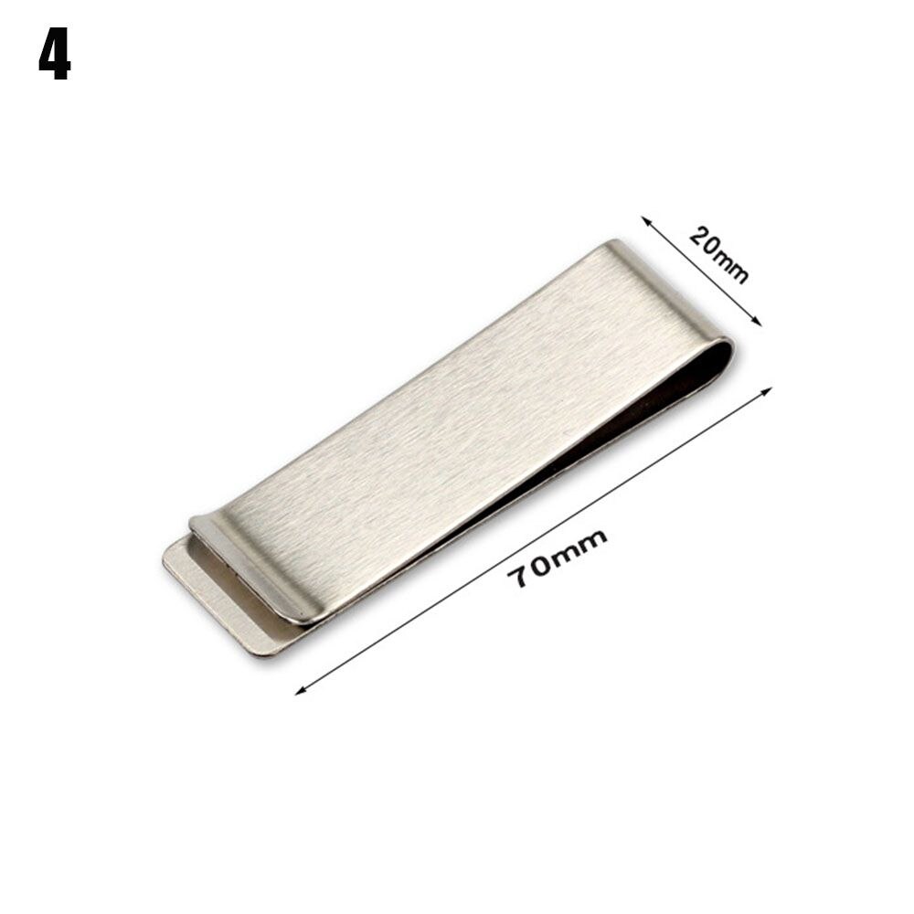 1Pc Metal Leather Brass Pen Holder Stainless Steel Pencil Clip Vintage Dairy Notebook Pen Holder Spiral Loose Leaf Memo Clip: 4 20X70mm