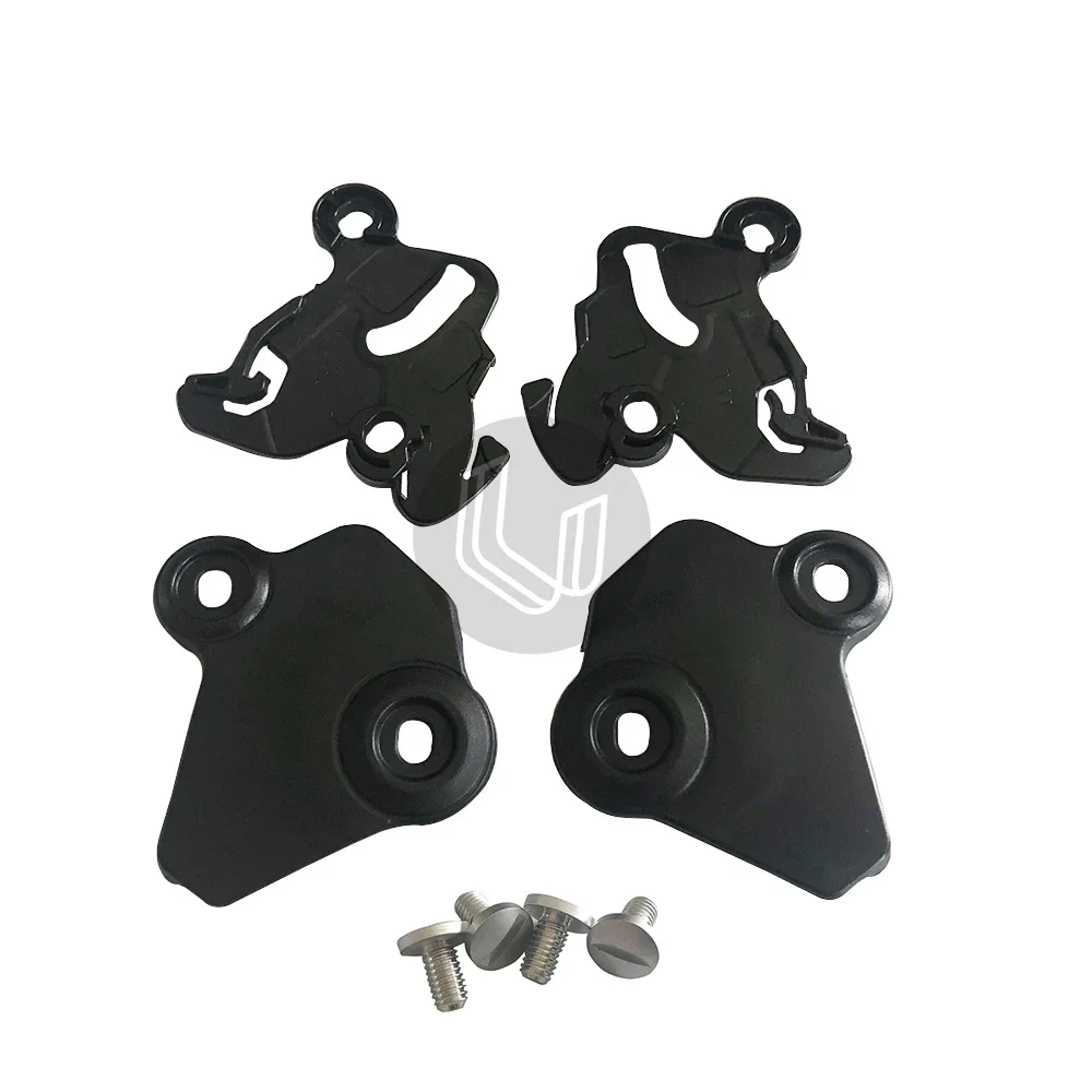 Motorhelm Accessoires voor arai neo Helm Een paar Pivot Kit Bodemplaat Schroeven & Liner Neus Adem Guard Ademdeflector: Black