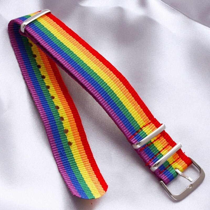 Ins Nepal Regenboog Geweven Armbanden Lgbt Lesbiennes Gays Bisexuals Armbanden Geweven Gevlochten Vrouwen Pride Mannen Paar Vriendschap Sieraden