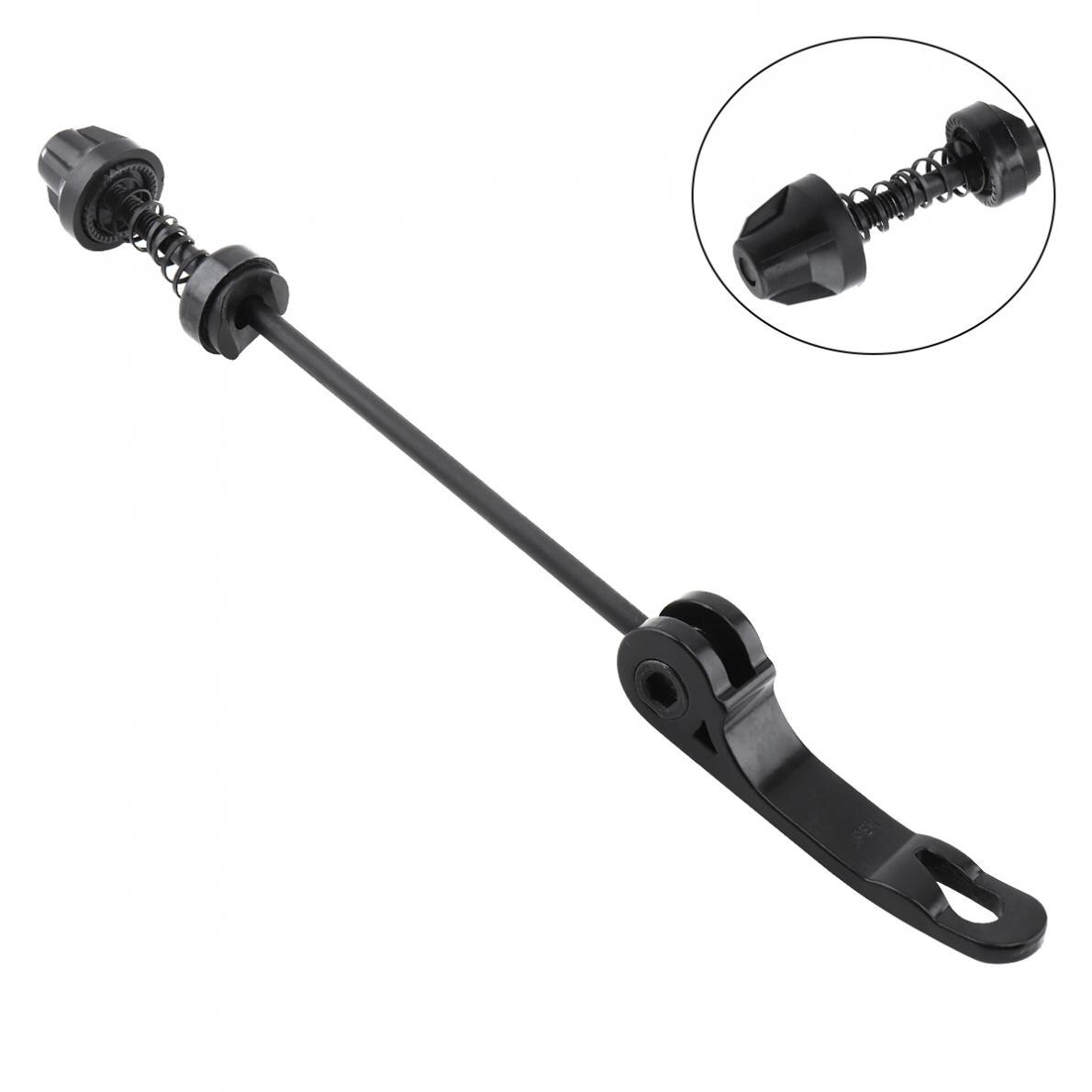 Accessoire de vélo noir métal vélo creux avant dégagement rapide supportant le changement aux outils de bicyclette d'essieu à dégagement rapide