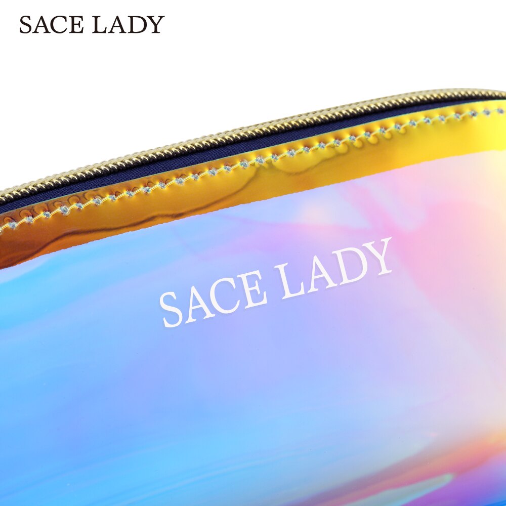 Sace Dame Transparante Make-Up Tas Cosmetische Gevallen Reizen Make Up Benodigdheden Organizer Rits Toilettas Kit Make Up Pouch