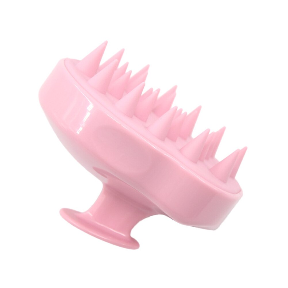 1PC Spa Slimming Massage Brush Silicone Head Body Shampoo Scalp Massage Brush Comb Hair Washing Comb Shower Bath Brush