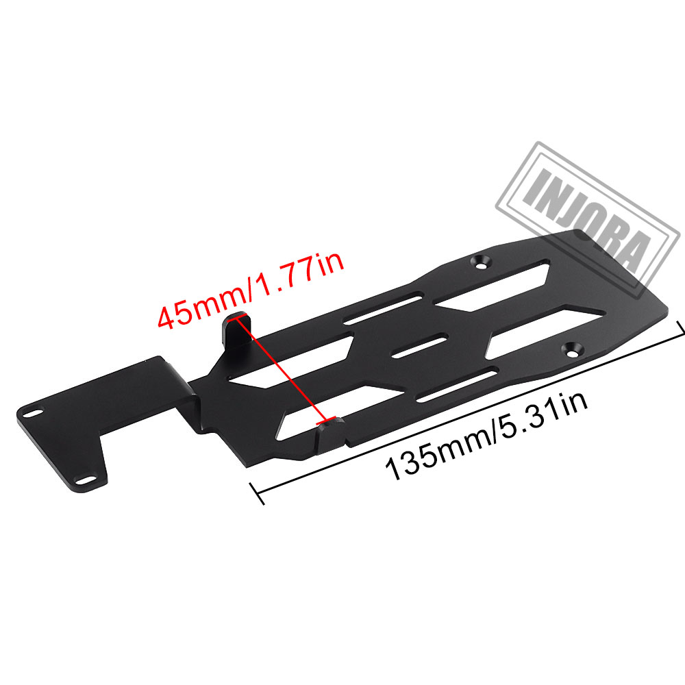 INJORA RC Auto Metalen Batterij Montageplaat Lade voor 1/10 RC Crawler Auto TRX-4 TRX4 Upgrade