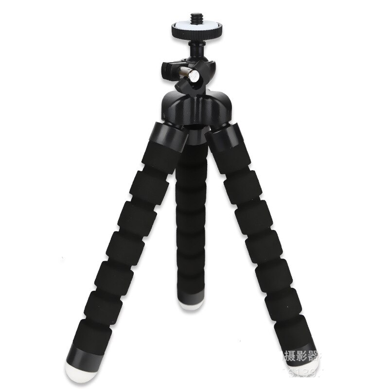 Soporte para teléfono móvil, trípode, monopié, control remoto: Black