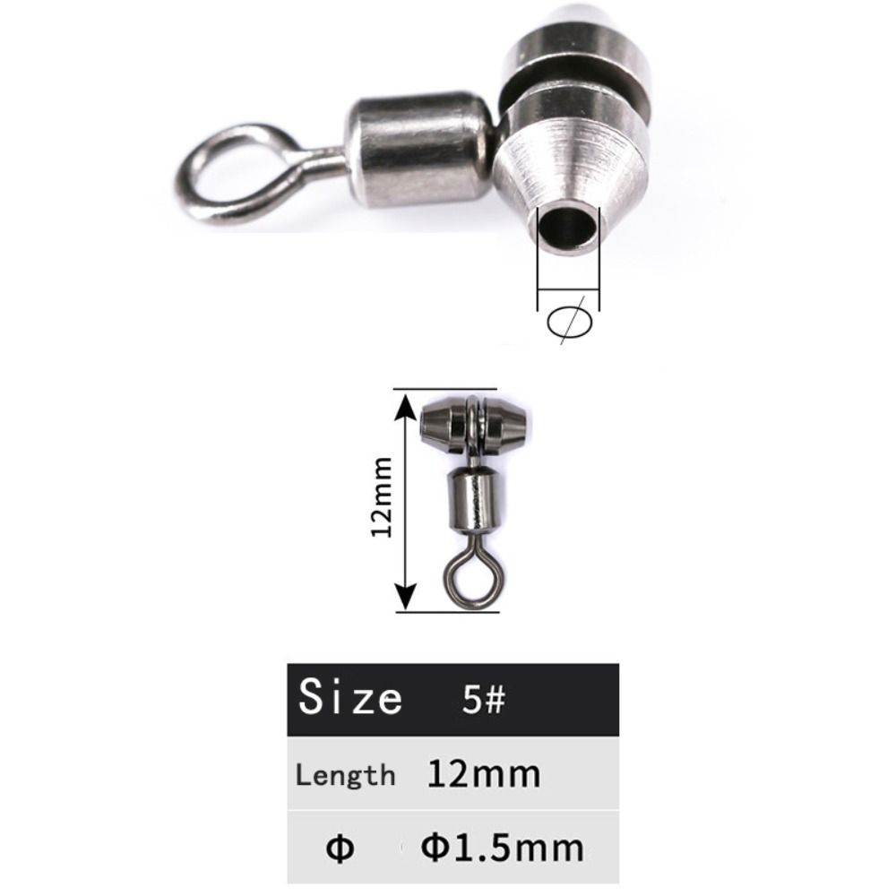Accessories 3 Way Fishing Rigs Connector Fishing Connector 3 Way Fishing Swivels Cross Line Swivel Fishing Bearing Swivels: Orange