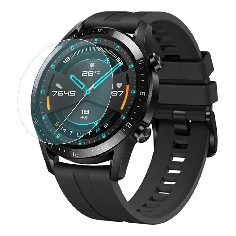 3PC 9H HD Tempered Glass Screen Protector Film For Huawei Watch GT 2 46mm GT2 GT Active Transparent Screen Protection Film