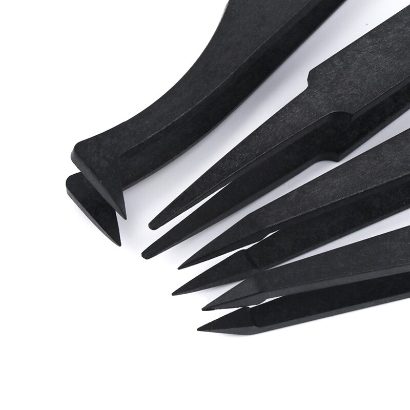 Anti-Static ESD Tweezers Plastic Tweezers Set for Laboratory Work Electronics