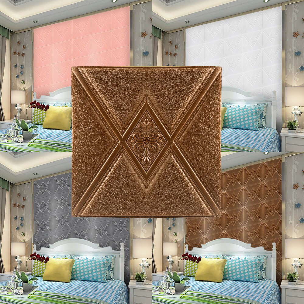 Muursticker zelfklevend 3d driedimensionale muursticker imitatie keramische tegel muursticker