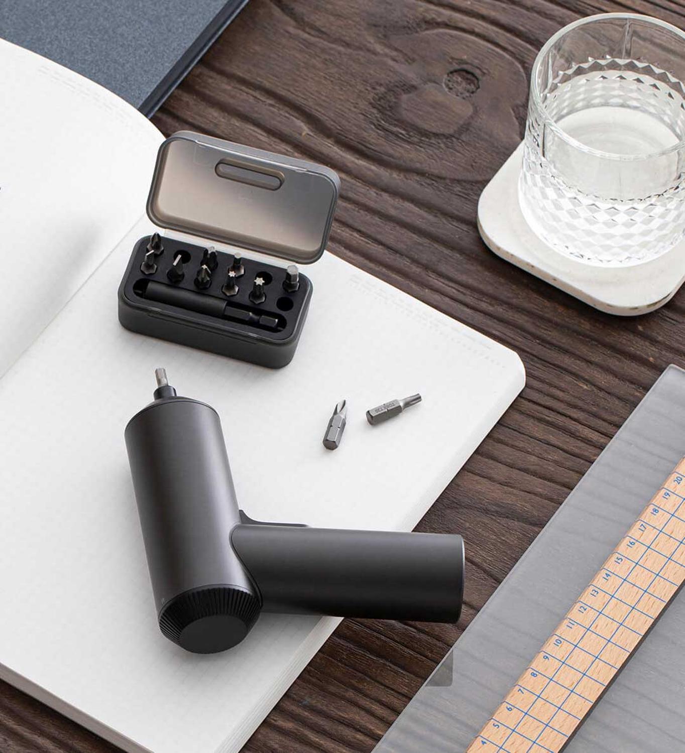 Xiaomi Mijia-destornillador eléctrico de charol inalámbrico, batería recargable de 2000mAh, par de 5N.M, 12 brocas S2, PH H SL, Smart Home