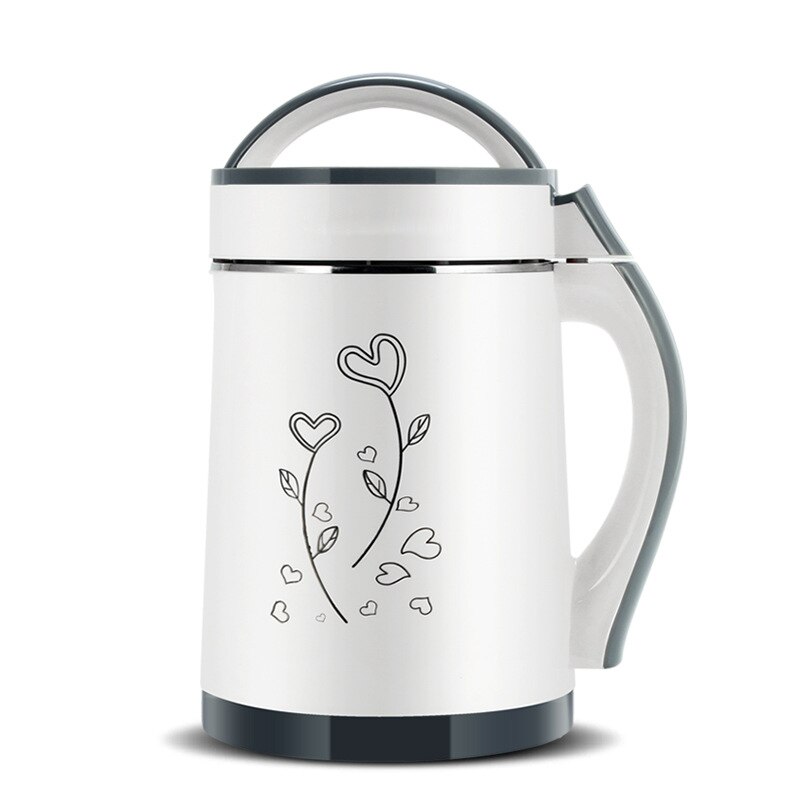 HIMOSKWA 1.8L Große Kapazität Soja Milch Maschine Gemüse Entsafter Frühstück Reis Paste Maker Heizung Kostenloser Filterung: Deep gray