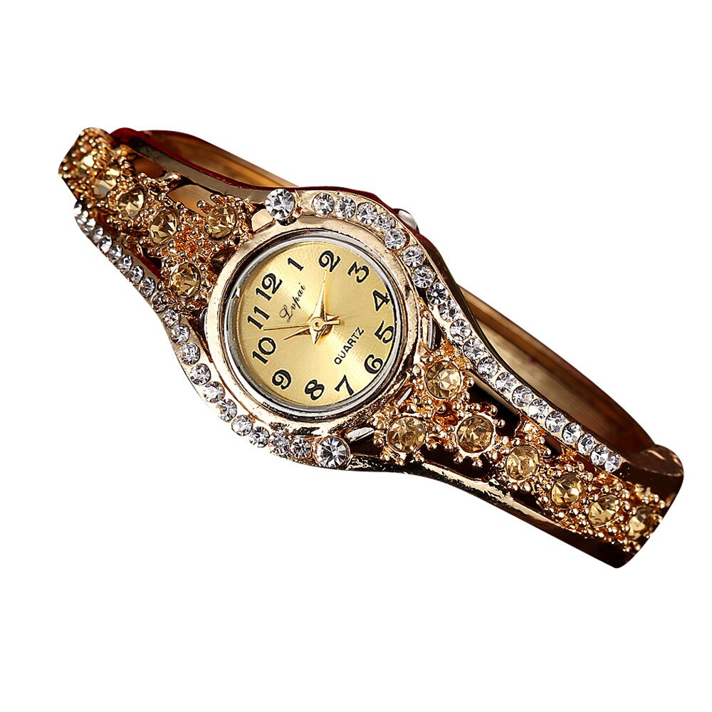 Horloge Vrouwen Goud Vintage Luxe Klok Vrouwen Armband Horloge Dames Luxe Rvs Vrouwen Klok Zegarek Damski: Khaki