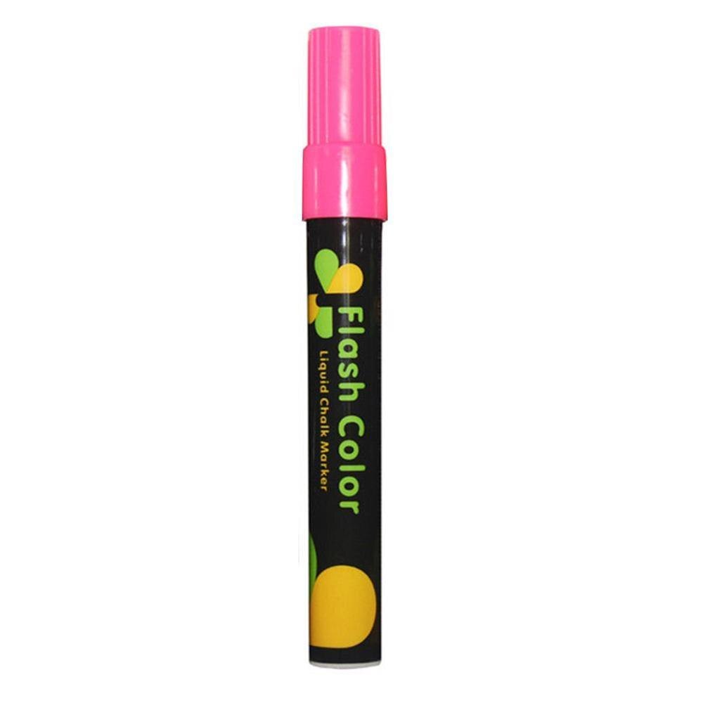 1PC Flash Color Erasable Highlighter For Fluorescent Plate Pens Liquid Chalk Marker Stationery: B